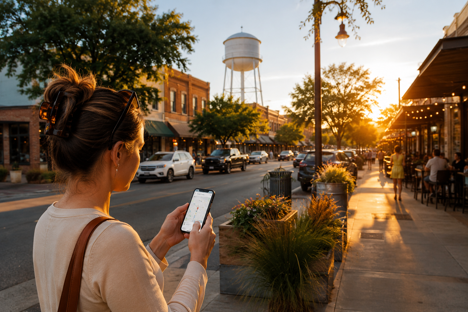 Cedar Park customer searching online for local businesses