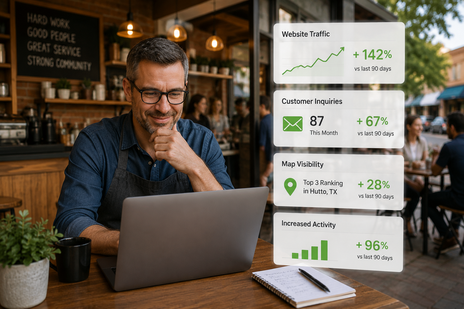 Local SEO helping Hutto Texas business increase visibility and customer growth