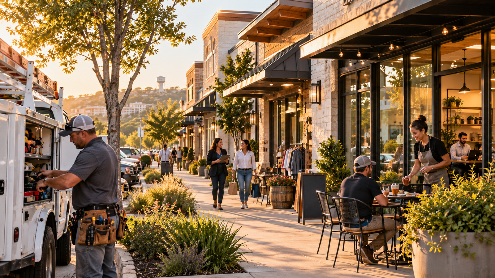 Central Texas small businesses including contractors, retail shops, restaurants and professional services